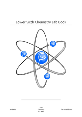 Lower Sixth Chemistry Lab Book