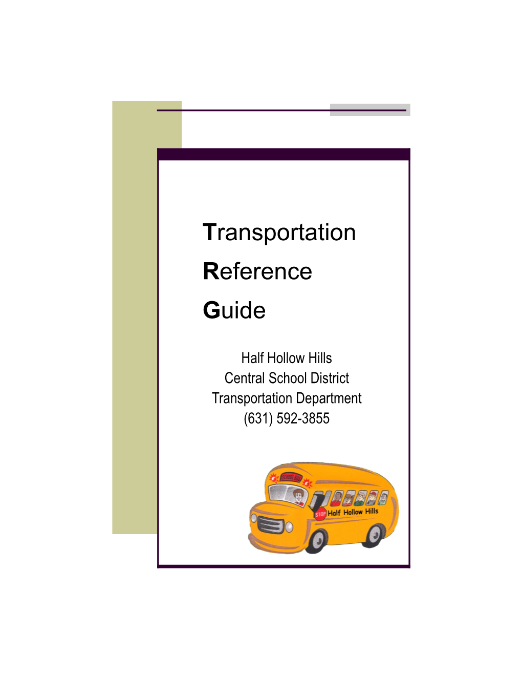 Transportation Reference Guide