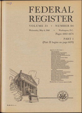 Federal Register Volume 31 • Number 86