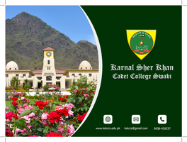 Karnal Sher Khan Cadet College Swabi D R E a M
