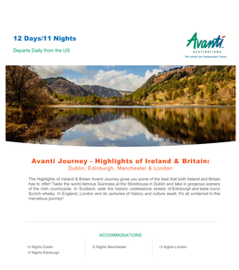 Highlights of Ireland & Britain