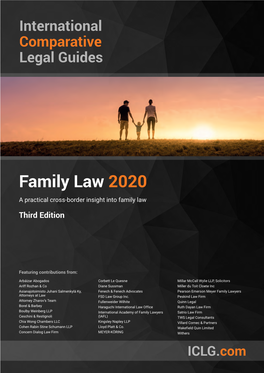 Family Law 2020 a Practical Cross-Border Insight Into Family Law