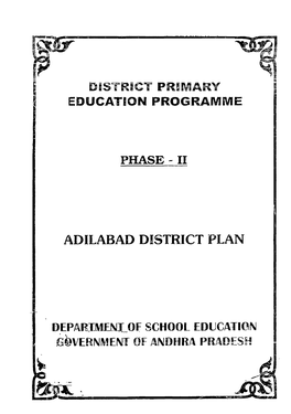 Adilabad District Plan