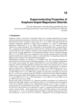 Superconducting Properties of Graphene Doped Magnesium Diboride