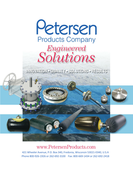 Petersen Products Catalog