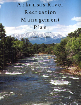Arkansas River Management Plan