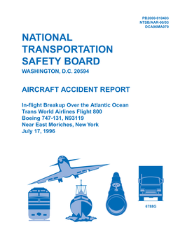 TWA Flight 800 Fueling Information