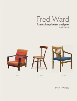 Fred Ward Australian Pioneer Designer 1900–1990