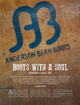 Boots with a Soul
