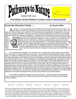 Newsletter Summer-Fall 2003.Pub