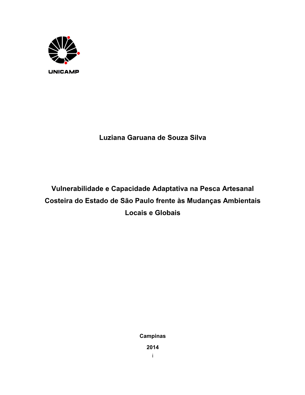 Luziana Garuana De Souza Silva Vulnerabilidade E Capacidade