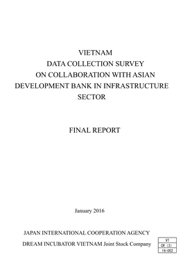 Vietnam Data Collection Survey on Collaboration with Asian Development Bank in Infrastructure Sector