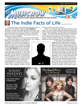 The Indie Facts of Life by David M. Ross