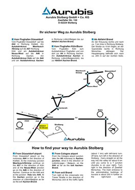How to Find Your Way to Aurubis Stolberg