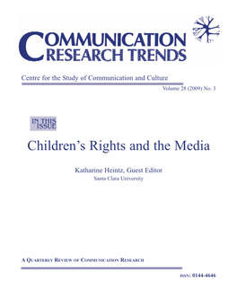 Children's Rights and the Media