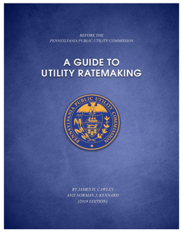 A Guide to Public Utility Ratemaking