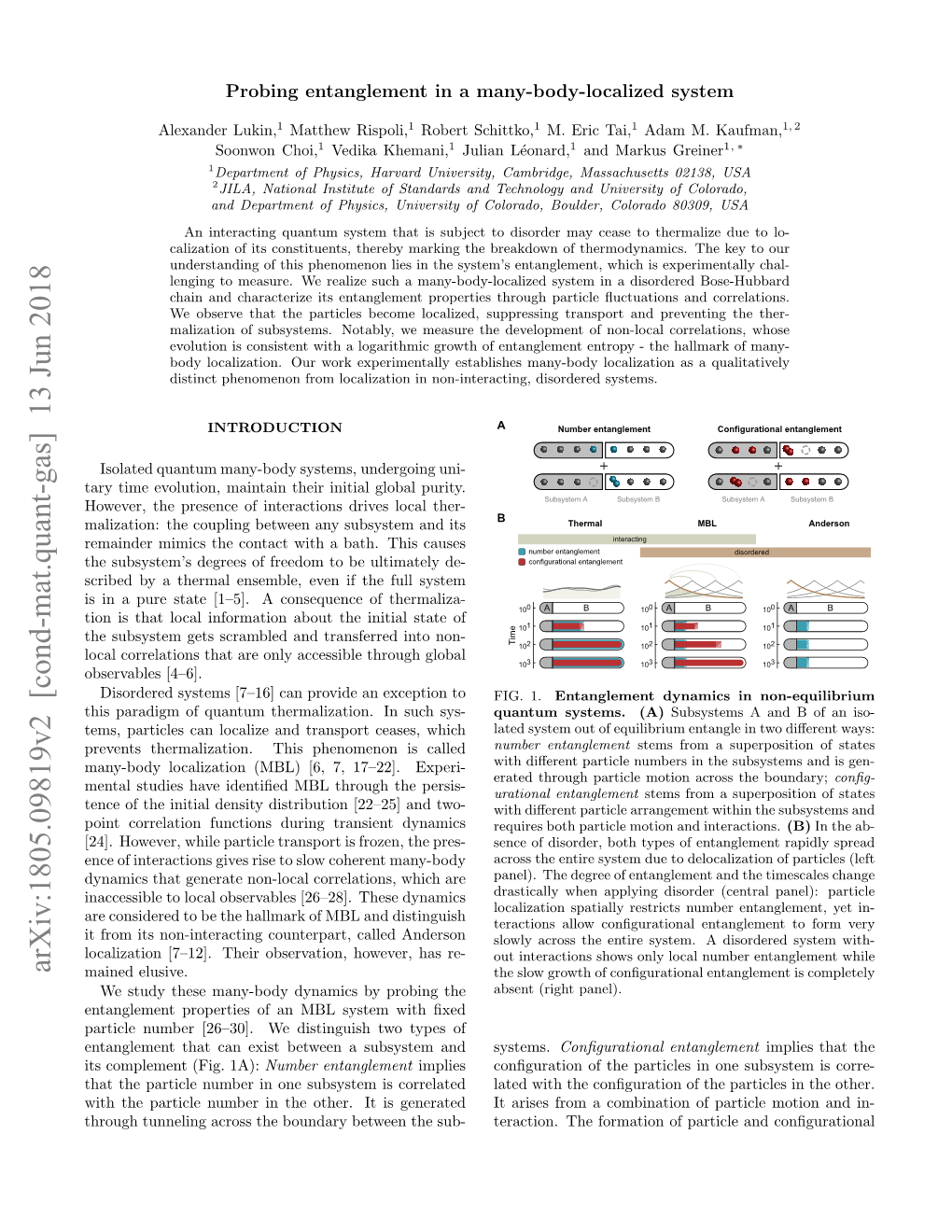 Arxiv:1805.09819V2 [Cond-Mat.Quant-Gas] 13 Jun 2018 Mained Elusive