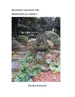 Beginning Japanese for Professionals: Book 3