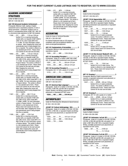 Academic Achievement Strategies Accounting