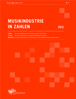 Musikindustdie in Zahlen