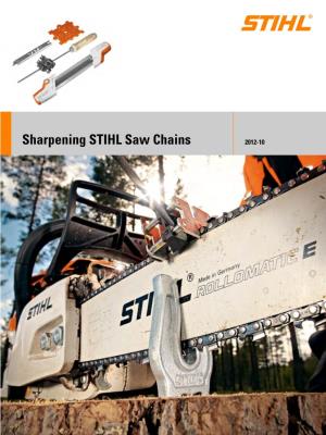 English: Sharpening STIHL Saw Chains