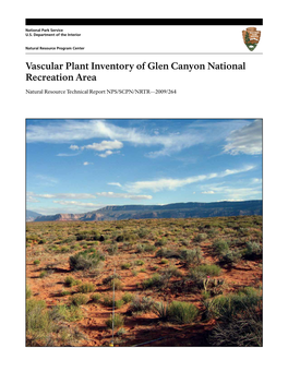 Vascular Plant Inventory of Glen Canyon National Recreation Area