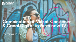Viasat Consumer & Canal Digital Merger
