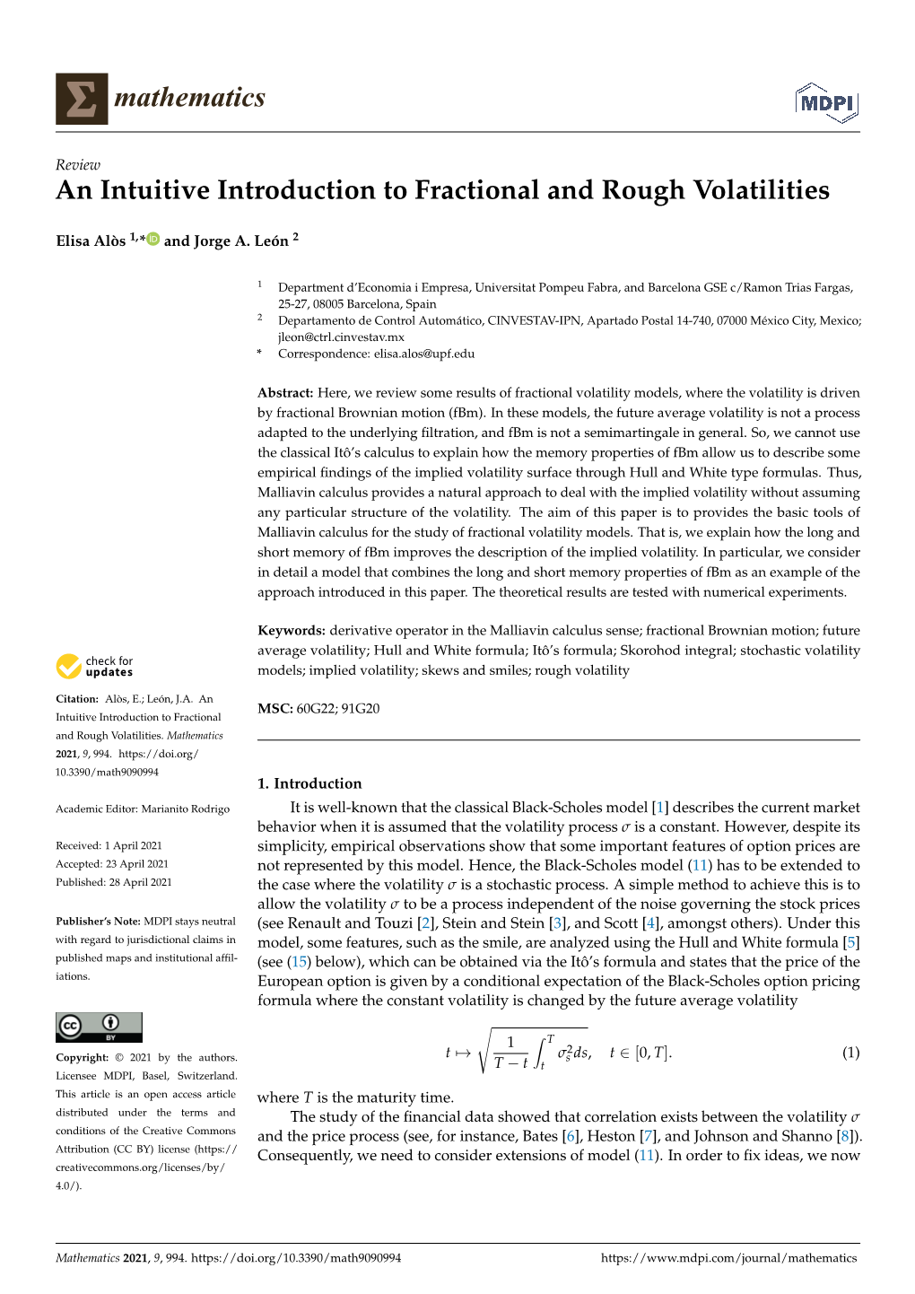 An Intuitive Introduction to Fractional and Rough Volatilities