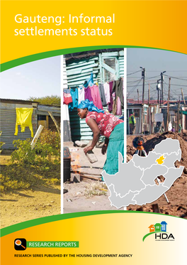 Gauteng: Informal Settlements Status