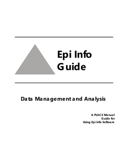 Epi Info Guide