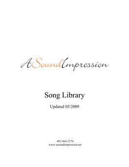 Song Library