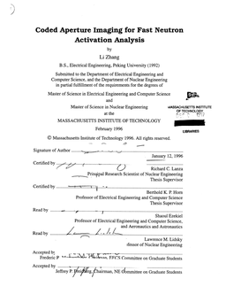 Coded Aperture Imaging for Fast Neutron Activation Analysis