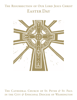 Leaflet (Bulletin) for Festival Holy Eucharist on Easter Day, April 4, 2010