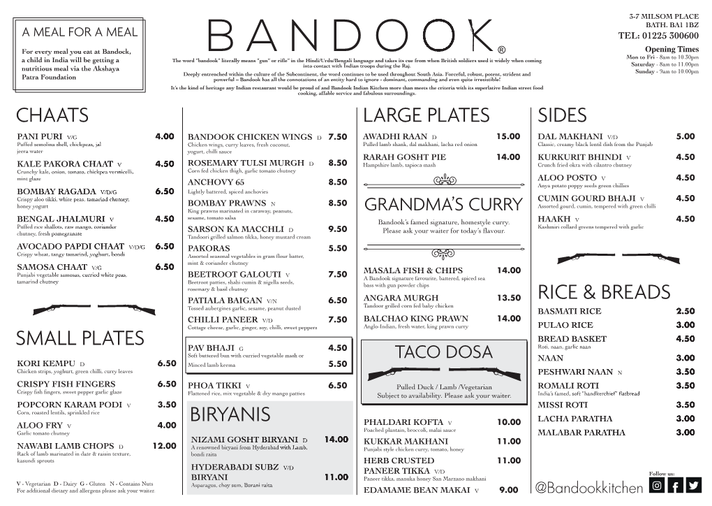 192735 Bandook Menu V8