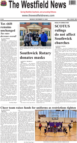 Southwick Rotary Donates Masks