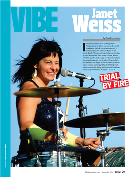 “Janet Weiss: Trial by Fire” DRUM!