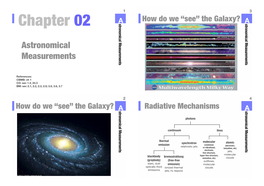 Chapter 02 Astronomical Measurements Astronomical Measurements