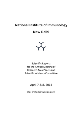 National Institute of Immunology New Delhi