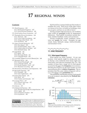 17 Regional Winds