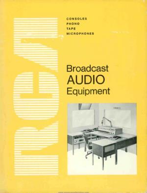 RCA Audio Broadcast Equipment