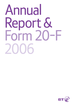 Annual Report & Form 20-F 2006