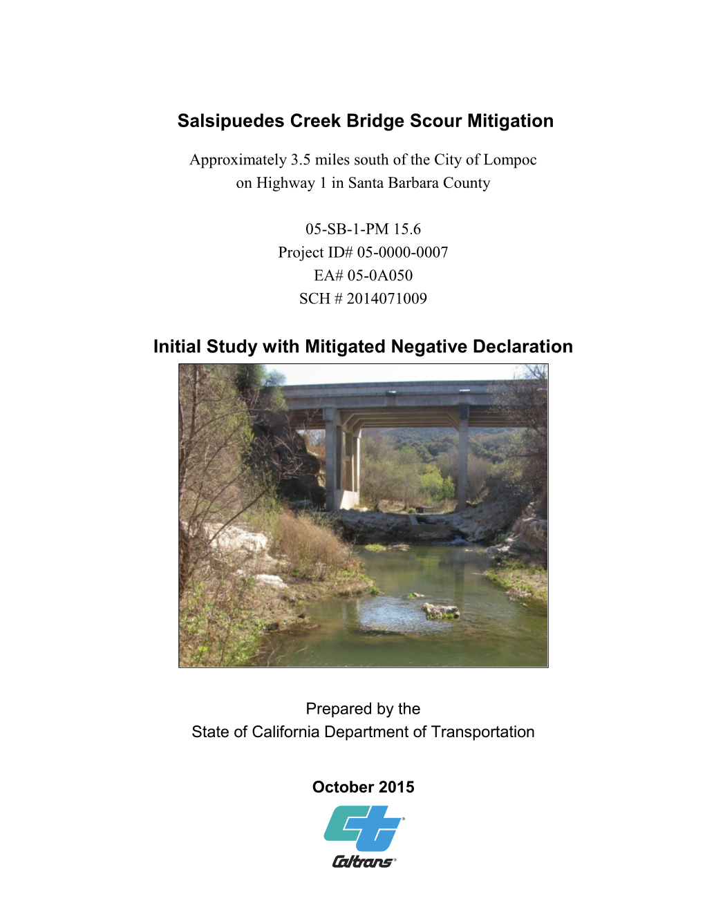 Salsipuedes Creek Bridge Scour Mitigation