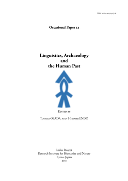 Linguistics, Archaeology and the Human Past