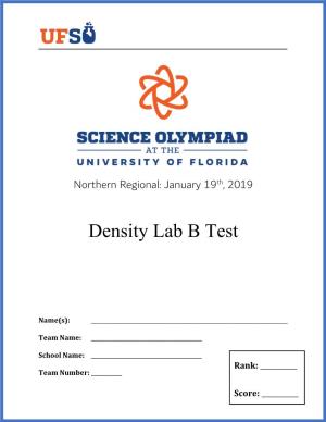 Density Lab B Test