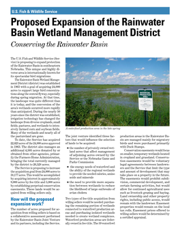 Fact Sheet, Proposed Expansion of the Rainwater Basin Wetland