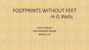 FOOTPRINTS WITHOUT FEET -HG Wells