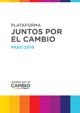 Plataforma Juntos Por El Cambio Paso 2019