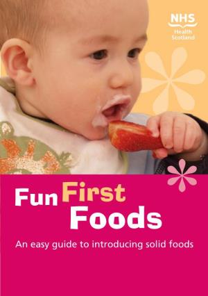 Fun First Foods Has Been Endorsed by the UNICEF Baby Friendly Initiative