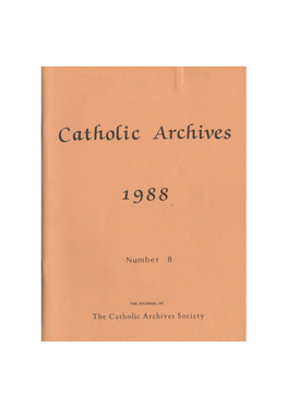 Catholic Archives 1988