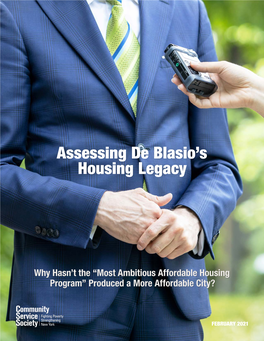 Assessing De Blasio's Housing Legacy